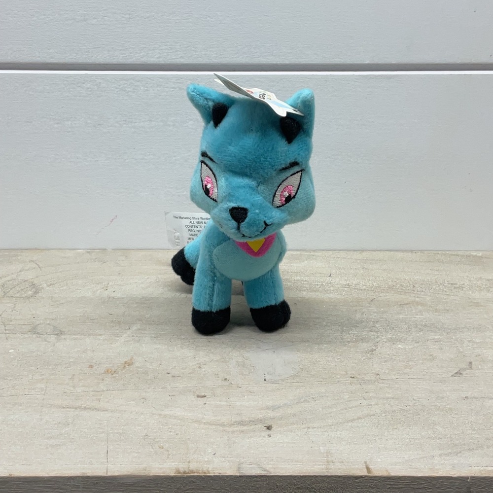 Neopets Blue Ixi Plush 2004 McDonalds Happy Meal Toy Vintage with Tags